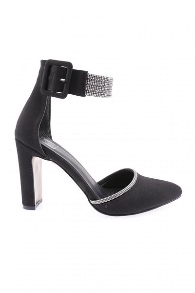 DGN Pantofi cu toc pentru femei Scuba negri - 43133910