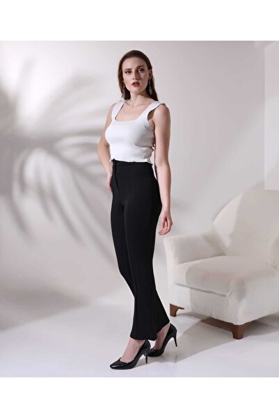 BAHAR BUTİK Γυναικείες μπότες με ψηλή μέση και λάστιχο