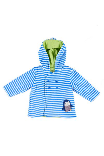 Miny Center Baby Boy Jacket Blue
