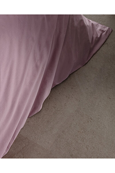 Madame Coco Manon King Size Light Plum - 100% Cotton Ranforce Plain Duvet Cover
