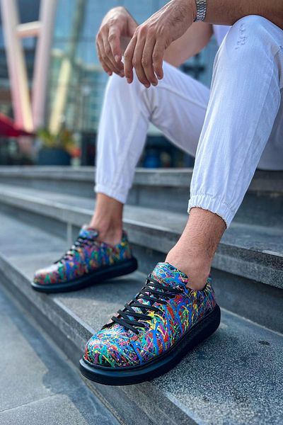 TB Terzi Bey Tb254 Cst Pittura Men's Shoes 538 Crazy Splush Black