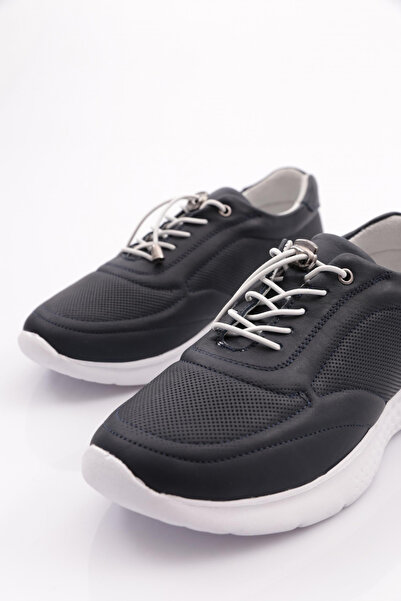 DGN Kadın Bağcıklı Lazer Comfort Ayakkabı Lacivert 31353246