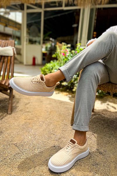 Chekich Ανδρικά παπούτσια Kbt Velluto Beige