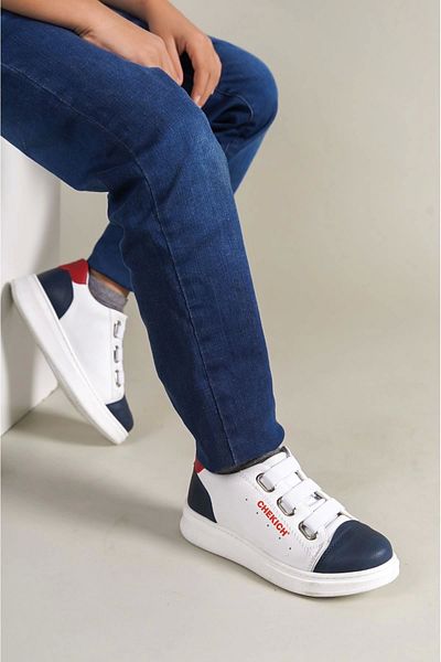 TB Terzi Bey 1007 Montana Children's Shoes Navy Blue-White-Red