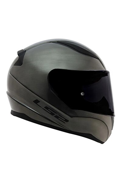 LS2 Rapid Jeans Kapali Motosiklet Kaskı ( Siyah+Şeffaf Cam )