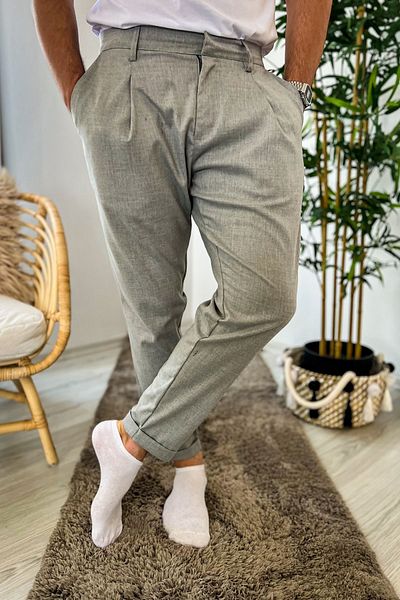KAZAX Παντελόνι Chekcich Jogger ΓΚΡΙ