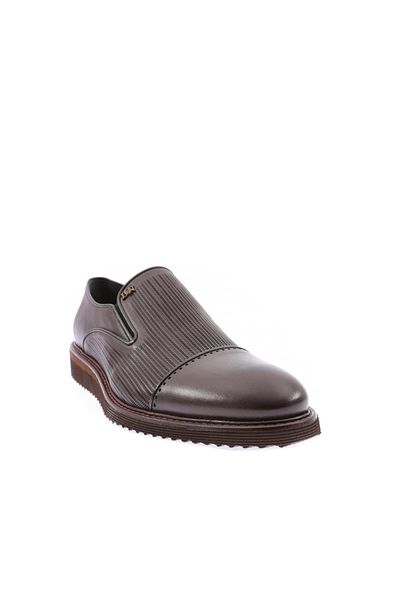DGN Men's Eva Sole Laser Classic Shoes Brown Antique Genuine Leather 453426102