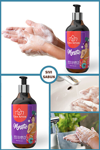 Liya Arven صابون سائل مرطب لليدين برائحة غامضة 500 مل