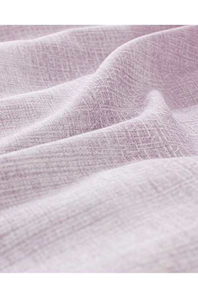 Madame Coco Adelya Double 100% Cotton Crep Printed Duvet Cover Set - Plum