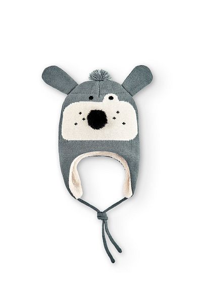 Boboli Unisex Baby Beanie Dark Gray
