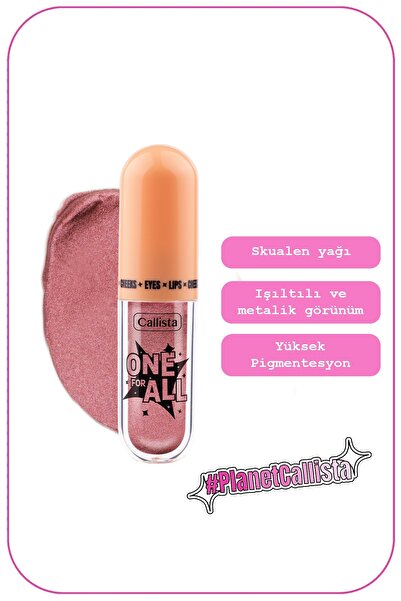 Callista One For All Eyes & Lips & Cheeks Işıltılı Likit Göz farı - 06 Fairy Dreams