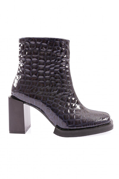 DGN Жіночі черевики з круглим носком і каблуком, з принтом Laci 26663285