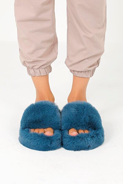 Beyond Petrol Blue Extra Soft Women's House Slippers - 3cm BYND01