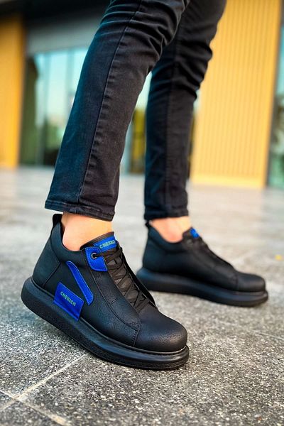 Chekich Ανδρικές μπότες Gst Frogner Black-sax Blue