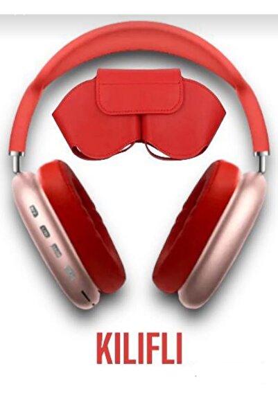 ELNİL BUTİK P9 Air Pro Max Kablosuz 5.0 Mikrofonlu Aux Kablolu Bluetooth Kula...