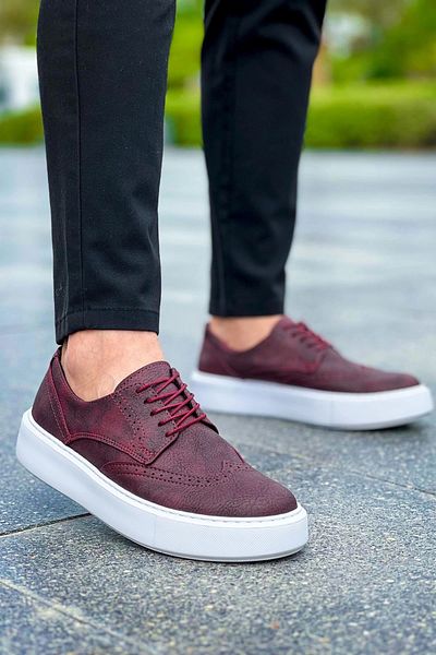 TB Terzi Bey Tb149 Cbt Changer over Men's Shoes Claret Red