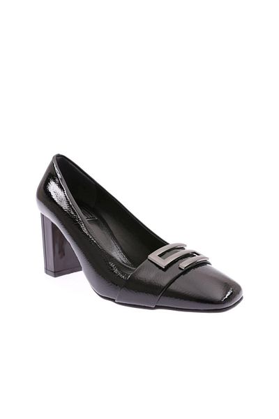 DGN Women's Blunt Toe S Buckle Heeled Shoes - 21 Model