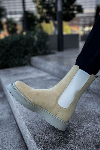Chekich Alaska Suede Ανδρικές Μπότες - Kömen Ch223 Srt, Χρώμα άμμου