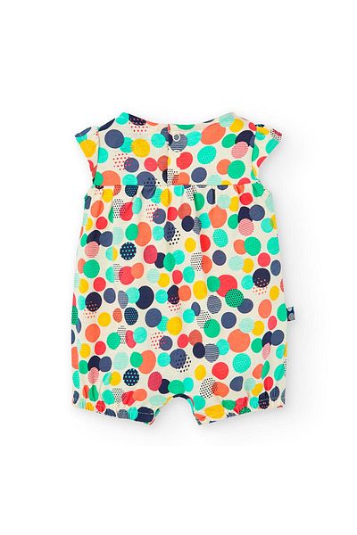 Boboli Girl Newborn Short Jumpsuit