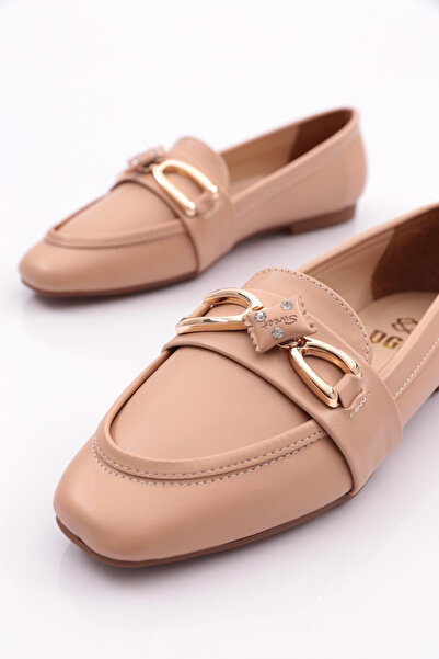 DGN Kadın Loafer Ayakkabı Nude 61312534