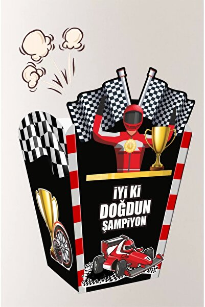 neşeli günlerim Cutie de popcorn pentru mașină de curse (porumb) 8 buc