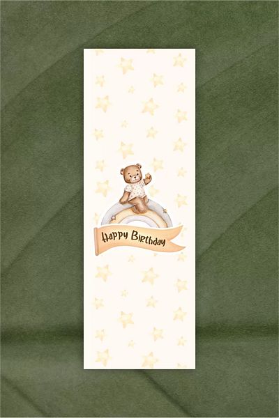 neşeli günlerim Teddy Bear Themed Chocolate Wrap *20pcs