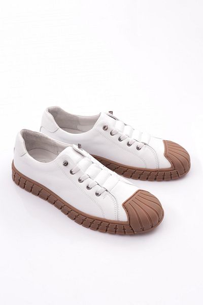 DGN Men's Closed Lace-Up Sneaker Shoes White 109813616