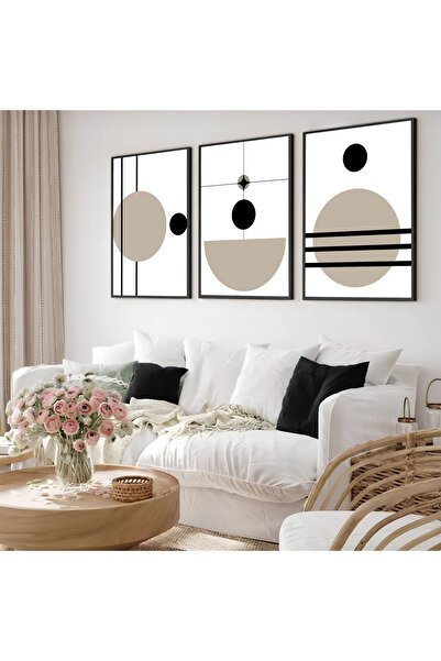 Harika bir ev HARİKABİREV|BOHEM TARZ SOFT SOYUT MODEL 03 AHŞAP ÇERÇEVELİ MDF ...