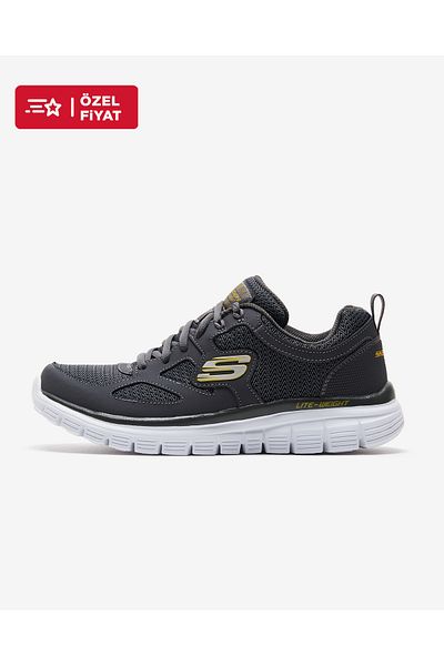 SKECHERS Lite - Weight Qtr Overlay W/two Graue Sportschuhe für Herren 52635 Char