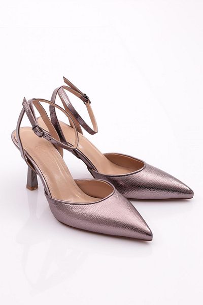 DGN Pantofi de rochie de seara cu curele la glezna de dama Platinum Toro 719321085