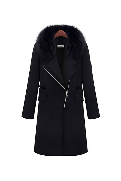 Toridas Winterstiefel Damenmantel - Schafsfell, 822siyah16