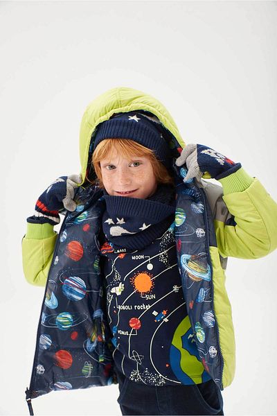 Boboli Boy's Coat Patterned