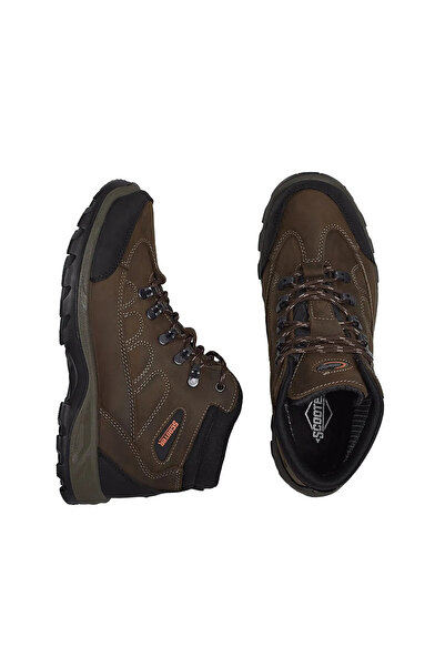 Scooter Su Geçirmez Deri Kahve Erkek Bot M5538nka