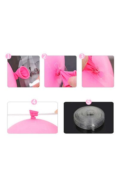 ZERO LAND - Meter Balloon Chain Apparatus Transparent Drstr