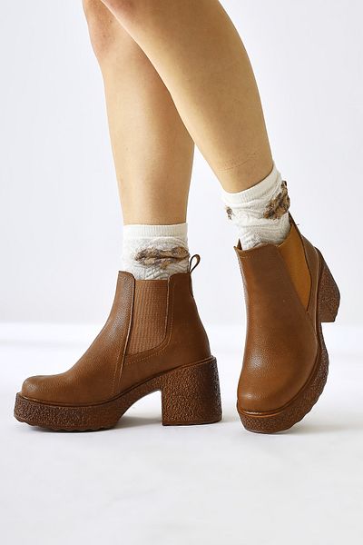 Limoya Γυναικείες μπότες Thida Taba Elastic Platform Pull-on, Γυναικεία μποτάκια