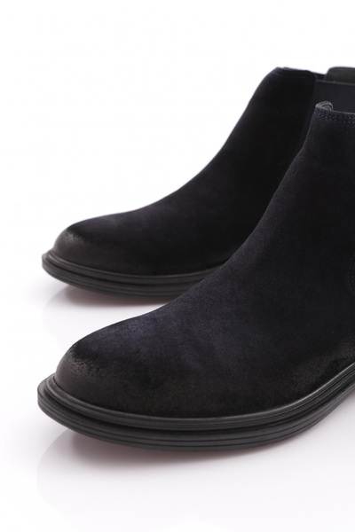 DGN Чоловічі класичні черевики темно-сині замша натуральна шкіра 1031623210