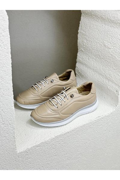 NUR KARACA 25k4556 Genuine - 100% Orthopedic Leather Rubber Laced Sneaker Women's Sports Shoes