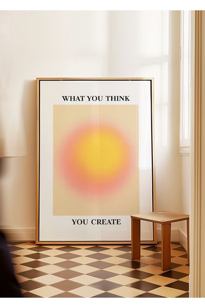 ARTHOUSECOLLECTIVE Poster Aura - Ce crezi, crei - Poster fără cadru în dimensiuni de tablou