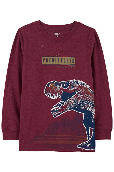 Carter's Μπλουζάκι για αγόρι μωβ