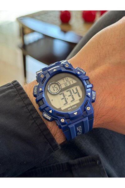 Korikom Digital 5 Atm Men's Women's Sports Men's Wristwatch Suitable for 12 - 70 Years Old Spec 000620