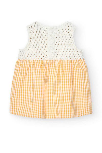 Boboli Baby Girl Poplin Dress