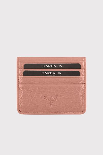 Garbalia Ecru Argenta Genuine Leather Card Holder Wallet