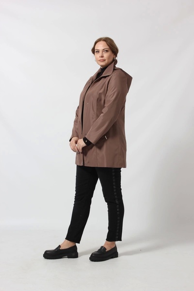 Moda Berray 1616 FERMUARLI CEP DETAYLI KAPUŞONLU BONDİT CEKET