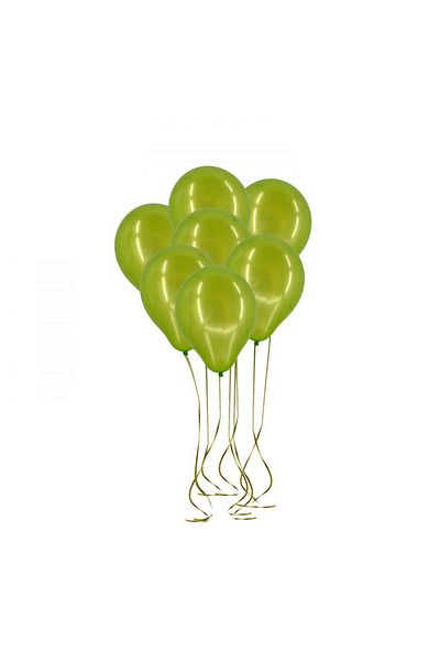 ZERO LAND - 100Pcs Metallic Balloon Green 12 Inch - 30 cm Alsat
