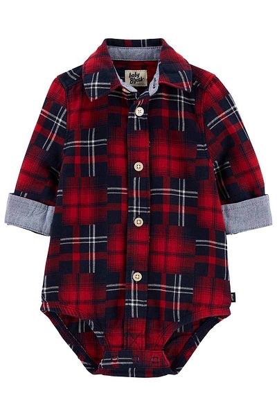 OshKosh Baby Boy Bodysuit Red
