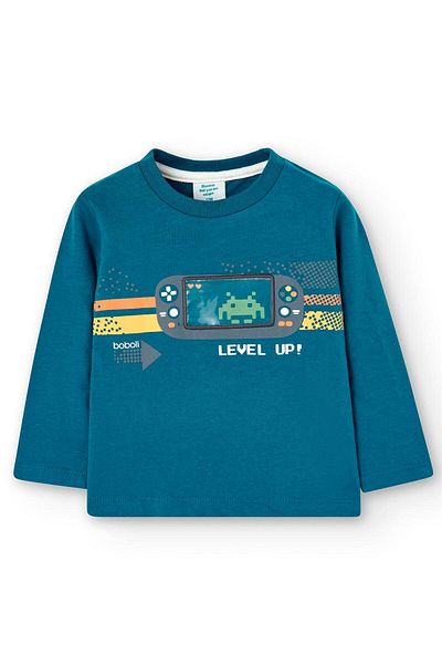 Boboli Boy's T-shirt Navy Blue