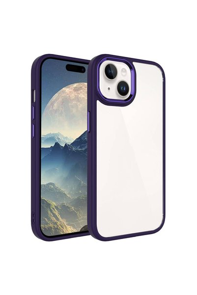 Generic Brand iPhone 15 Plus Case Chrome Case - Deep Purple