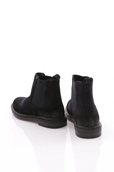 DGN Чоловічі класичні черевики темно-сині замша натуральна шкіра 1031623210