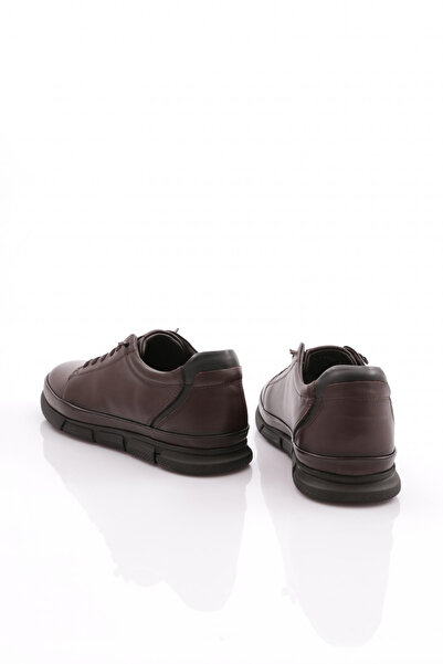 DGN Erkek Kapalı Bağcıklı Sneaker Ayakkabı Kahve Siyah 109523616