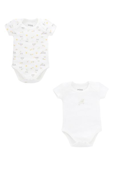 Miny Center Unisex Baby 2-Piece Body Set